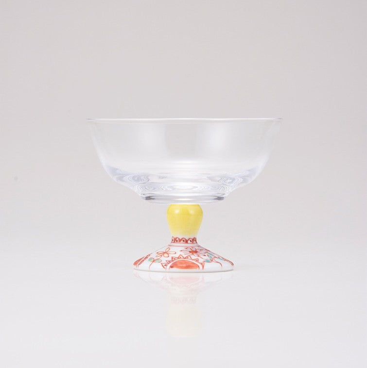 Kutani Glass – Dessert Glass (Small) – Floral
