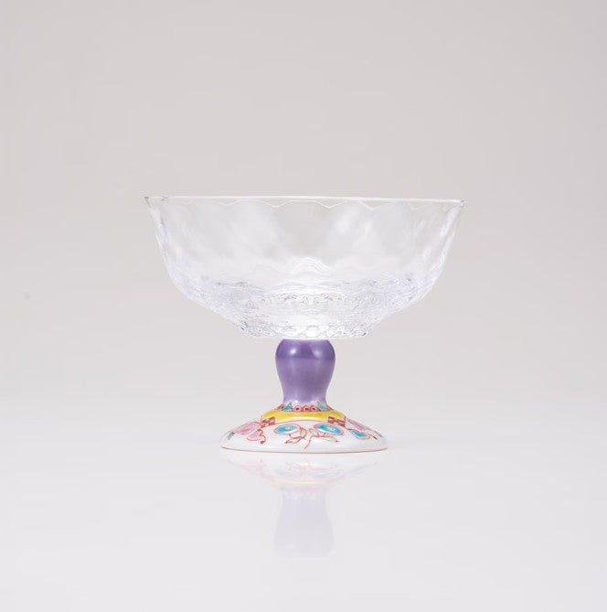 Kutani Glass – Dessert Glass (Small) – Floral