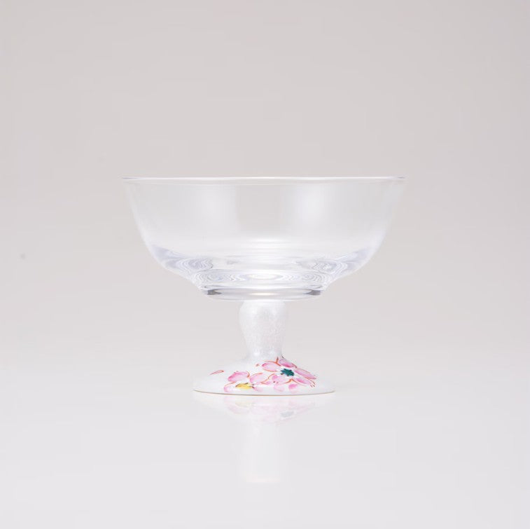 Kutani Glass – Dessert Glass (Small) – Floral
