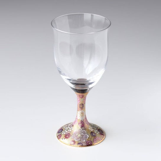 Kutani Glass – Wine Glass (Large) – Golden