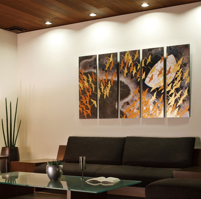 Art Panel – Senbazuru by Matazo Kayama (Set of 5 Panels)