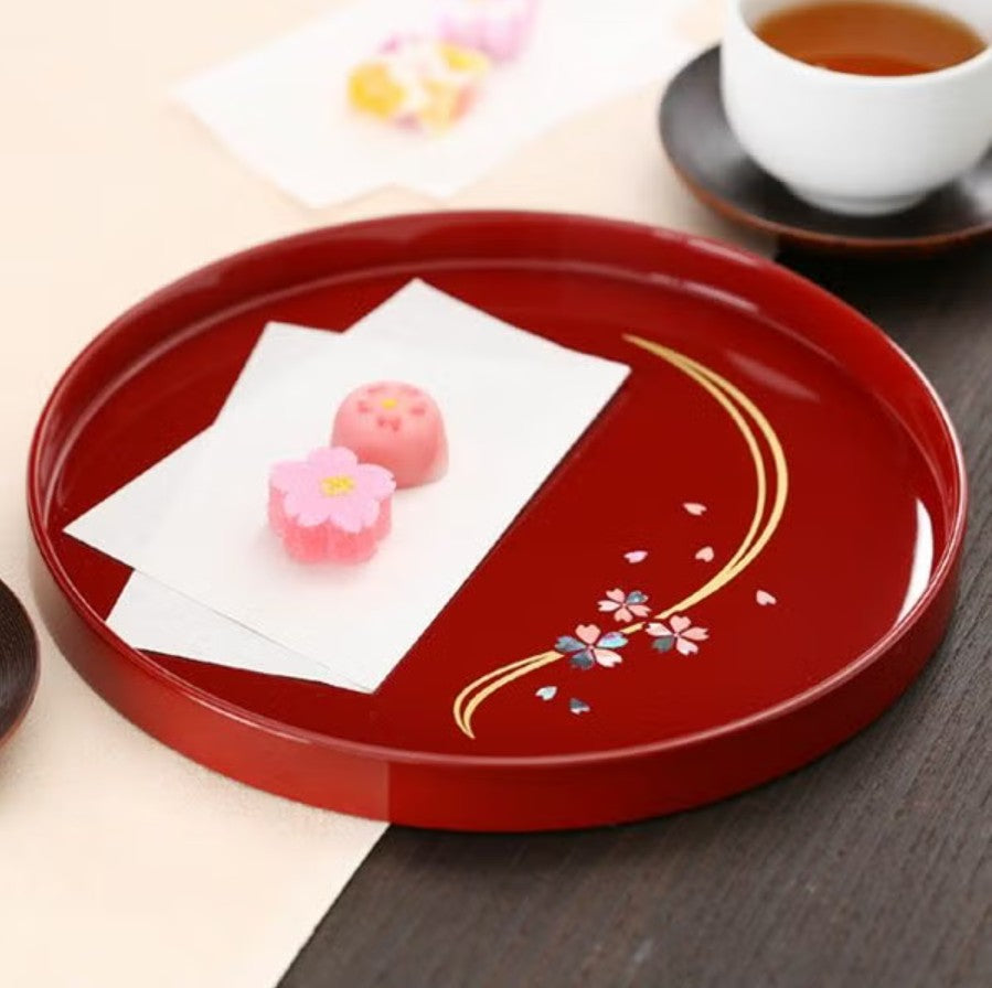 Sakura Round Tray