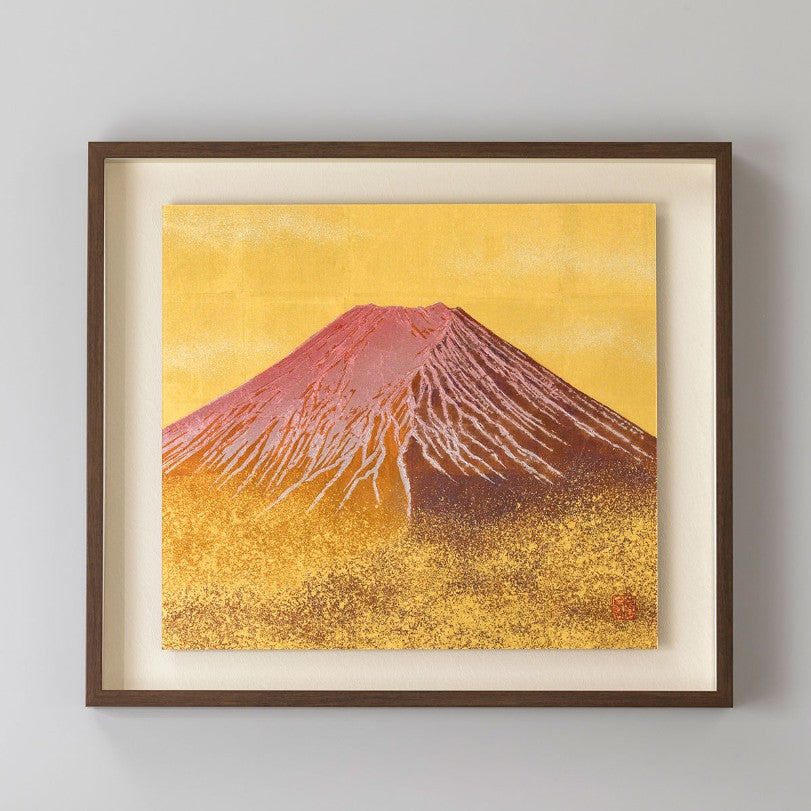 Framed Artwork – Dawn Red Fuji