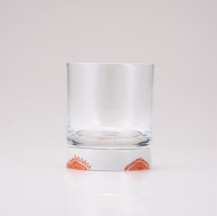 Kutani Glass – Rock Glass – Floral
