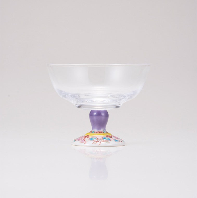 Kutani Glass – Dessert Glass (Small) – Floral