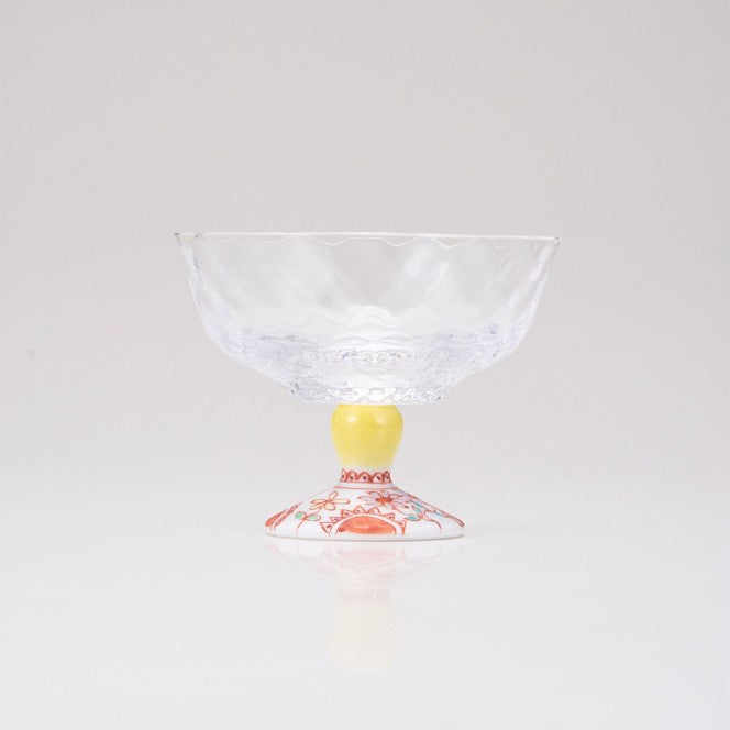 Kutani Glass – Dessert Glass (Small) – Floral