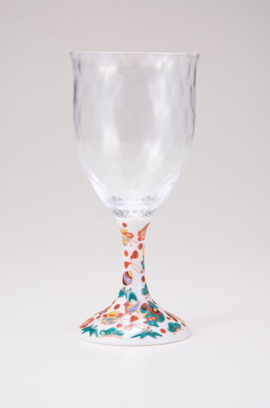 Kutani Glass – Wine Glass (Large) – Golden