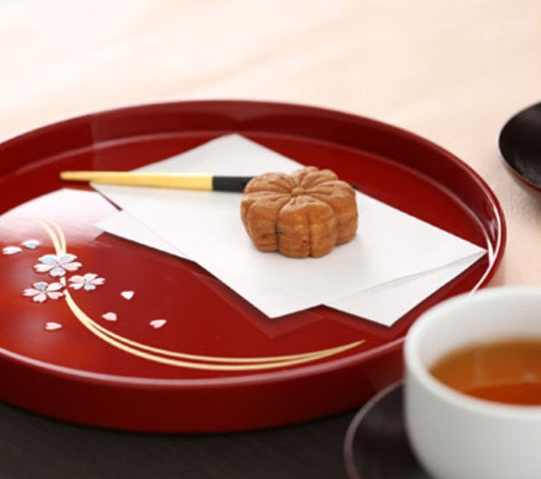 Sakura Round Tray