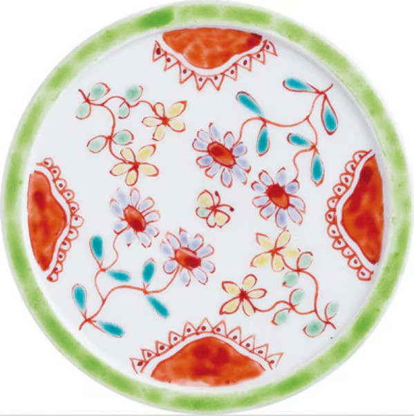 Kutani Glass – Rock Glass – Floral