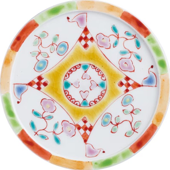 Kutani Glass – Rock Glass – Floral